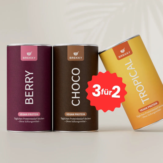 3 für 2 Vegan Protein Probierset - 72h DEAL