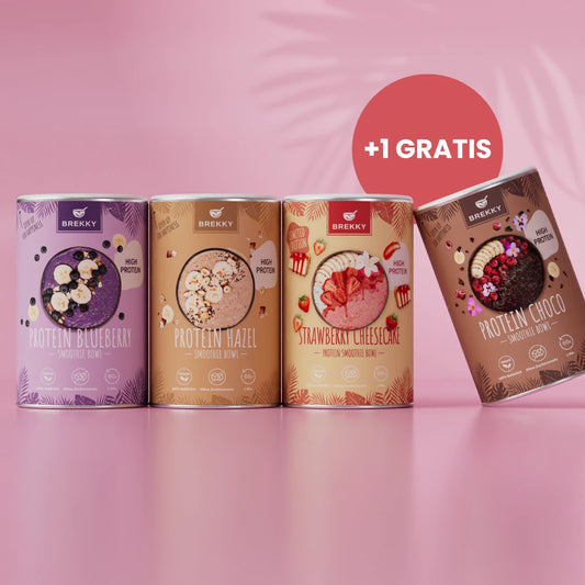 4 für 3 High Protein Smoothie Bowl Birthday Sale Probierpaket
