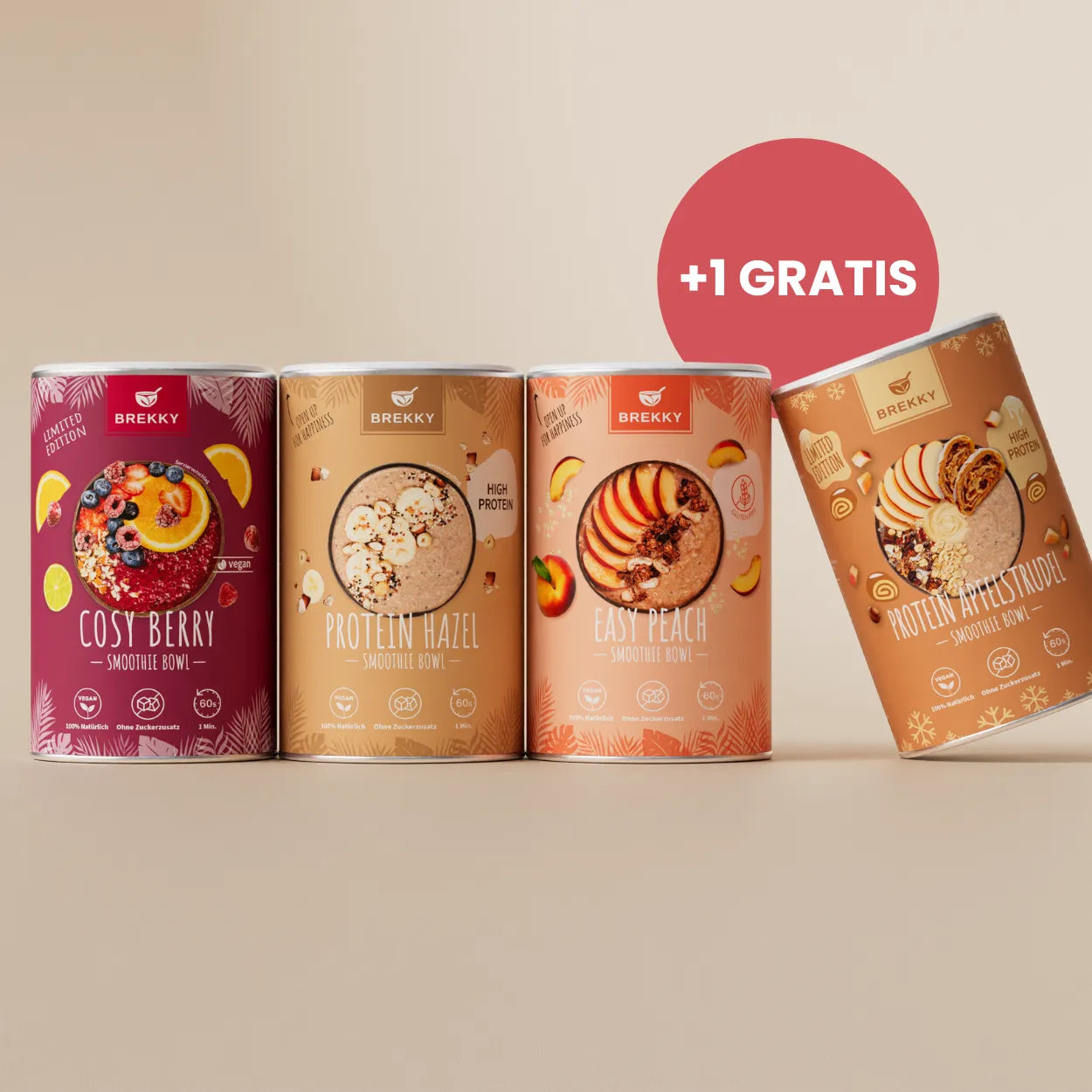 4 für 3 Smoothie Bowl Halloween Probierpaket