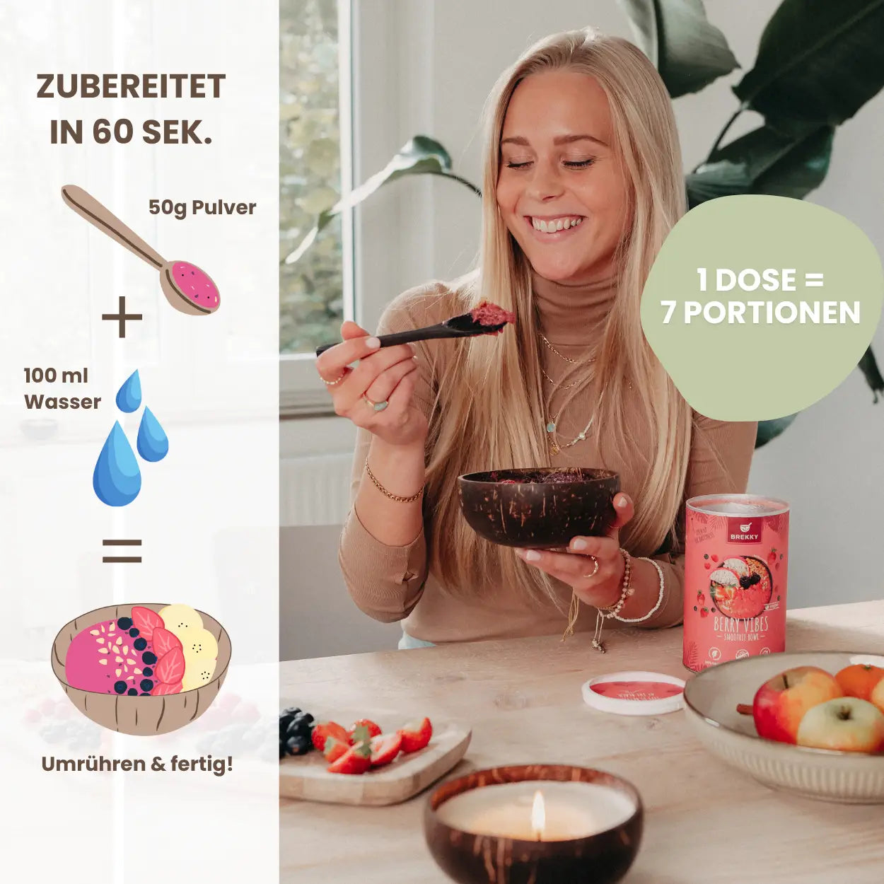 Protein Erdbeere Vanille