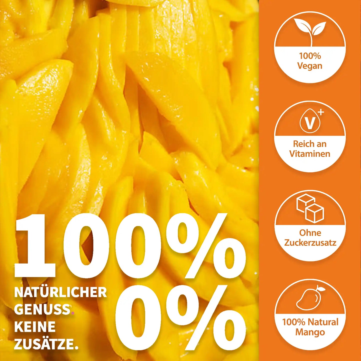 Gefriergetrocknete Mango BIO