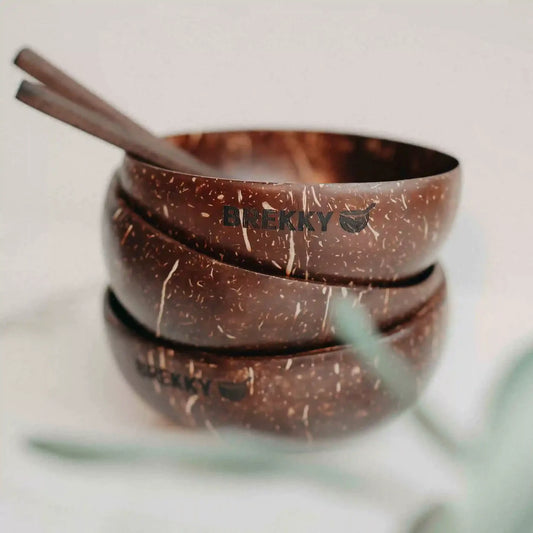 Brekky Bowl 3er Set mit zwei Loeffeln 