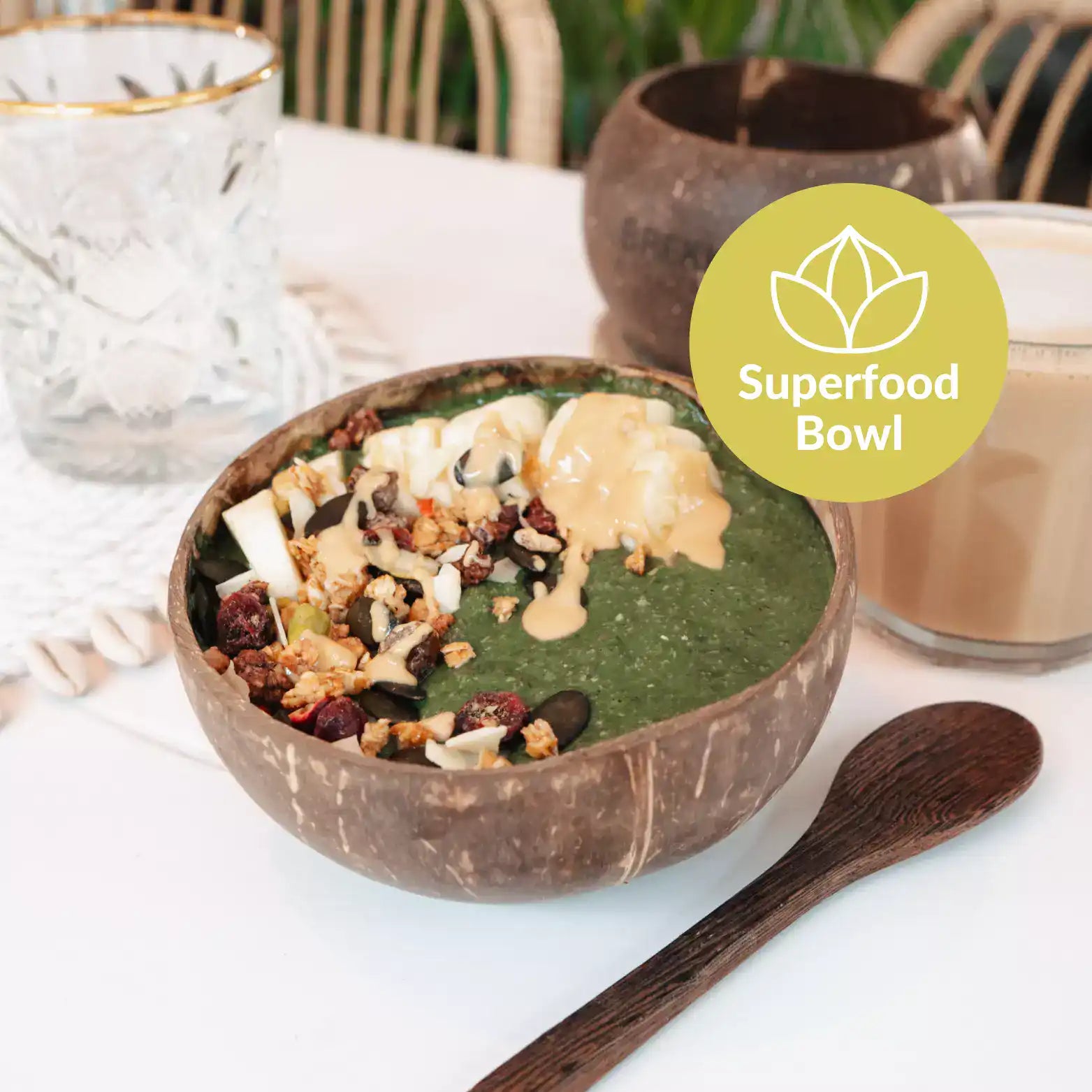 Vanille Matcha - Fruchtige Smoothie Bowls von Brekky